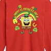 Boys' - SpongeBob Squarepants - Happy St Patricks Day Long Sleeve Graphic T-Shirt - 2 of 4