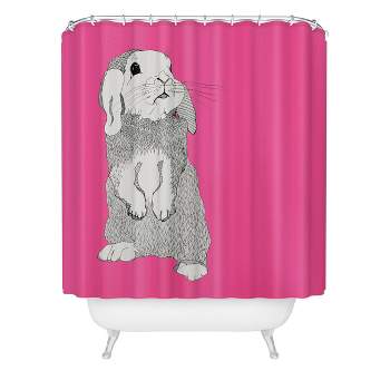 Deny Designs Casey Rogers Rabbit Shower Curtain