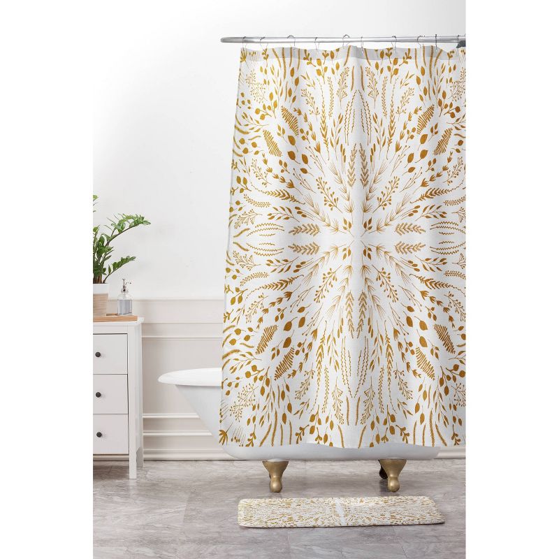 Iveta Abolina Maze V2 Shower Curtain Beige - Deny Designs, 3 of 6