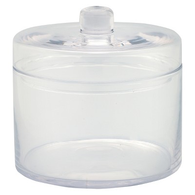 Diamond Star Glass Apothecary Jar with Lid Clear (6.5"x6.5")