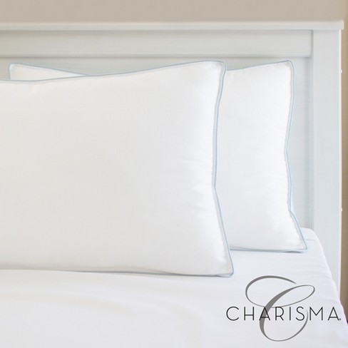 Charisma Gel-infused Memory Foam Cluster And Gel Fiber Bed Pillow 