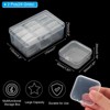 Unique Bargains Plastic Nail Bead Art Supplies Fishing Tools Craft Organizer 7x4.3x2.8 Inch 2 Pcs - 2 of 4