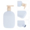 Unique Bargains Pressure Pump Flat Soap Dispenser Blue 1 Pc - 3 of 4
