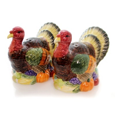 Tabletop 3.5" Turkey Salt & Pepper Thanksgiving Cosmos Gifts Corp.  -  Salt And Pepper Shaker Sets