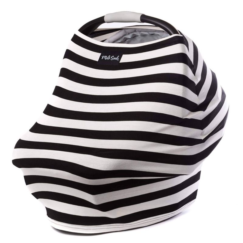 Milk Snob  Nursing Cover/Baby Car Seat Canopy - Signature Stripe, 1 of 6