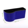 Unique Bargains Car Trash Can W/ Hook Hanging Front Rear Seats Rhinestone Trash Bin Blue 1 Pc - 3 of 4