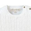 Hope & Henry Girls' Cable Front Sweater, Infant - 2 of 4