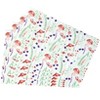 The Lakeside Collection Stella Mushroom Set of 4 Placemats and Runner - Set of 4 Placemats - 4 of 4