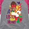 Girls' - Disney - Listen To Your Heart Dolores Shirt Tail Raglan Graphic T-shirt - 2 of 4