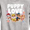 Boys' - Paw Patrol - Puppy Luv Graphic Long Sleeve Fleece Sweatshirt - image 2 of 4