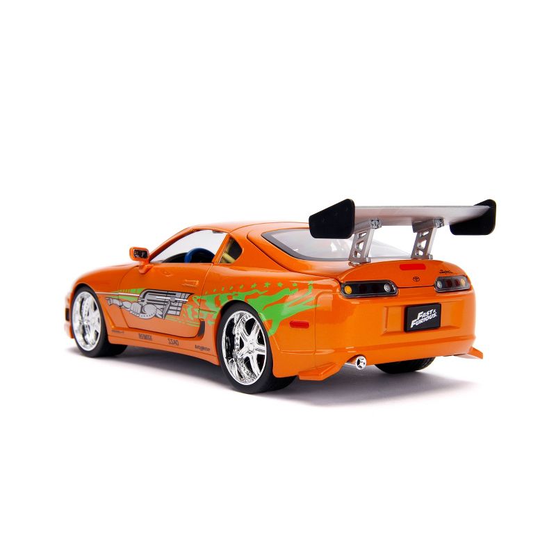 Fast &#38; Furious 1:18 Scale Toyota Supra Die-cast Vehicle with Brian Figure, 6 of 10