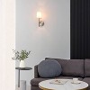 1-Light Clarissa Wall Sconce with Fabric Shade White - Globe Electric - image 4 of 4