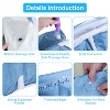 NewHome"Portable Collapsible Bathtub with Inflatable Backrest, Water Seat & Storage Bag for Hot/Cold Bath"Blue - 4 of 4