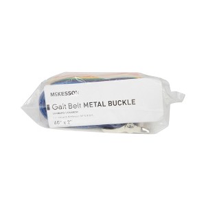 McKesson Gait Belt with Metal Buckle, 60 Inch Length - 1 of 3