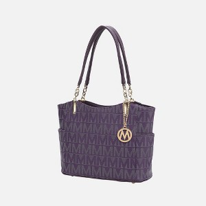 MKF Collection Braylee M Signature Tote Bag Vegan Leather Handbag with Spacious Design by Mia K - 1 of 4