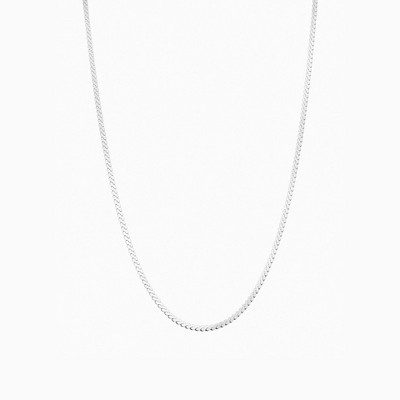 Bearfruit Jewelry Sterling Silver 18k Gold Plated Cleopatra Flat Chain Necklace