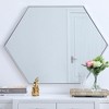 Elegant Lighting Metal frame hexagon mirror 30 inch in Brass - 2 of 4