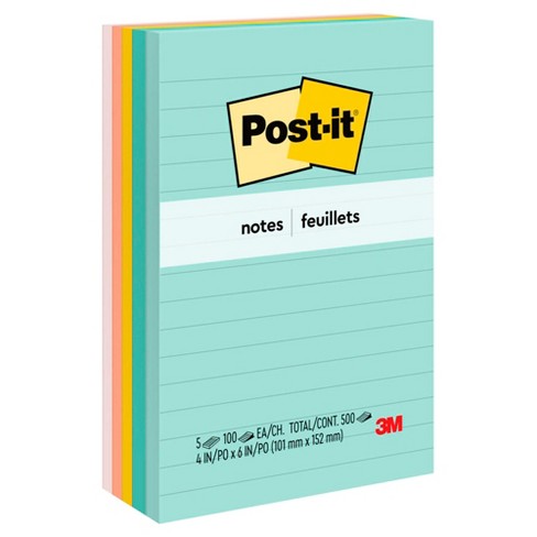 Post-it Heart Shaped Super Sticky Notes, 3 x 3 Inches, Assorted Colors, Pad  of 75 Sheets, Pack of 2