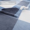 PiccoCasa Christmas Couch Sofa Flannel Fleece Checker Lightweight Bed Blankets - 4 of 4