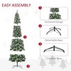 Whisen 9FT Prelit Artificial Christmas Tree with Realistic Branches, Pine Cones, Red Berries and 1298 Tips - Green - 4 of 4