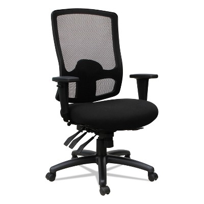 Alera Etros Series High-Back Multifunction with Seat Slide Chair Black ET4117