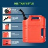 5 Gallon Gas Can, 2-Pack Non-Spill Fuel Container with Visible Stripe and Air Release Valve - 4 of 4