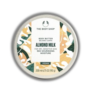 The Body Shop - Body Butter Almond Milk | A fast-absorbing gel-cream with 48hr moisture and a gentle, comforting scent. - (6.9 oz) - 1 of 2