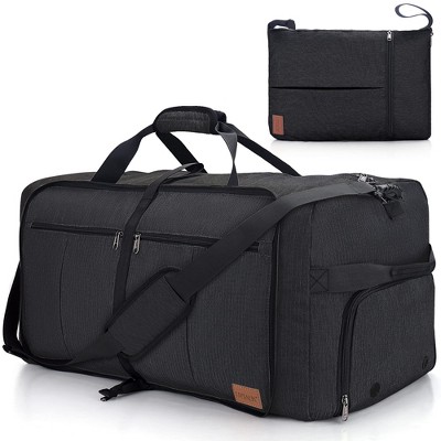 MaseiKar 120L Foldable Collapsible Waterproof Travel Duffel Bag for Men and Women with Shoe Compartment