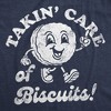 Womens Funny T Shirts Takin Care Of Biscuits Sarcastic Thanksgiving Dinner Graphic Tee For Ladies - Crazy Dog Women's T Shirt - 2 of 4