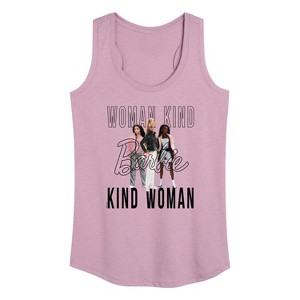 Women's - Barbie - Woman Kind, Kind Woman Graphic Racerback Tank - 1 of 4