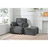 APRILSOUL Oversized Chair with Storage Ottoman, Wide Accent Armchair Chair for Living Room, Upholstered Reading Chair - 2 of 4