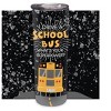 Elanze Designs Drive School Bus Superpower Grey Splatter 20 ounce Stainless Steel Travel Tumbler - 2 of 4