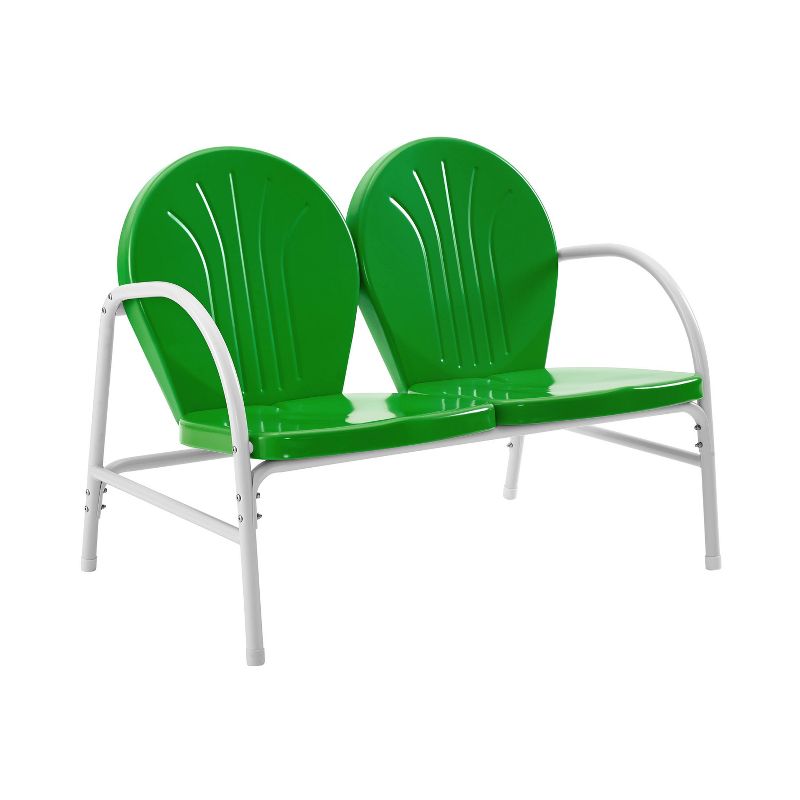 Griffith Outdoor Loveseat - Kelly Green - Crosley, 1 of 11