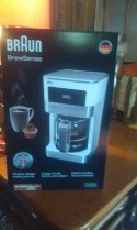 Braun Brewsense 12 Cup Drip Coffee Maker Kf6050wh Stainless Steel White Target