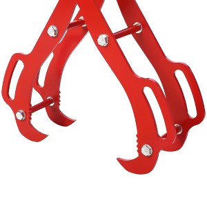 Log Tongs, Grapple Hook with 4 Claws, Logging Tongs for Timber, Log Grabber, Heavy-Duty Steel Log Grapple - 1 of 4