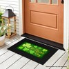 Briarwood Lane St. Patricks Day Lucky Shamrocks Mini Mat 22x10 Indoor Outdoor For St. Patricks Day Doormat - 3 of 3