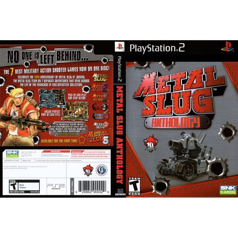 Metal Slug Anthology Playstation 2, 2 of 6