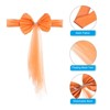 Unique Bargains Mesh Yarn Floating Chair Bands Decoration Stretch Satin Chair Sashes Bows - 4 of 4