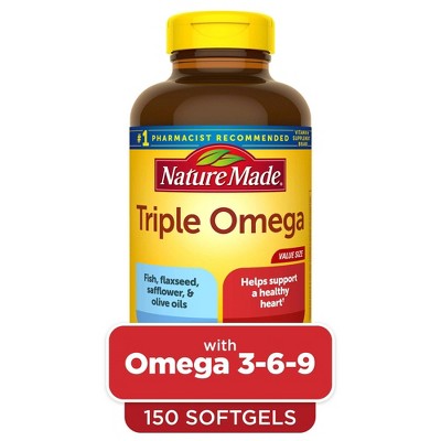 Nature Made Triple Omega 3 - 6 - 9 Softgels - 150ct