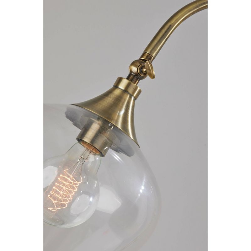 Bradford Floor Lamp (Includes Light Bulb) Antique Brass - Adesso, 4 of 9