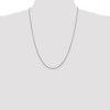 Black Bow Jewelry 1.2mm Sterling Silver, Round Solid Snake Chain Necklace - 3 of 4