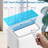 14,000 BTU Portable Air Conditioner, 4-in-1 AC for Rooms 450-700 Sq.Ft, Cool/Fan/Dry/Sleep Modes, LED Display, Auto Swing, Remote & Window Kit, White - 3 of 4