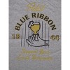 Pabst Blue Ribbon 1844 Beer Glass Logo Men's Athletic Heather Long Sleeve Shirt - 2 of 3