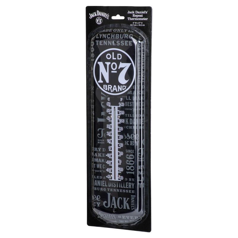 17&#34; x 5&#34; Repeat Tin Thermometer - Jack Daniel&#39;s, 4 of 5