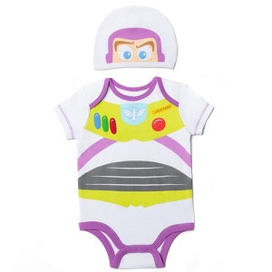 Disney Cosplay Baby Bodysuit and Hat Set Newborn to Infant - 1 of 4