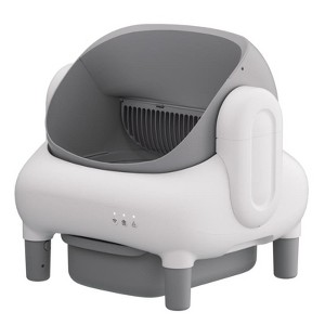 Cumrige Self Cleaning Litter Box,Open Top Automatic Litter Box with App Control for Multiple Cats,Safety Sensors Protection - 1 of 4