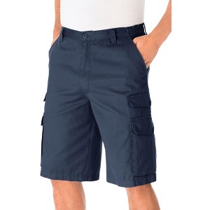 KingSize Men's Big & Tall 12" Side Elastic Cargo Shorts - 1 of 4