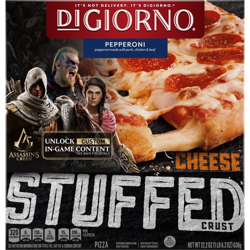 DiGiorno Pepperoni Frozen Pizza with Cheese Stuffed Crust - 22.2oz - image 1 of 4