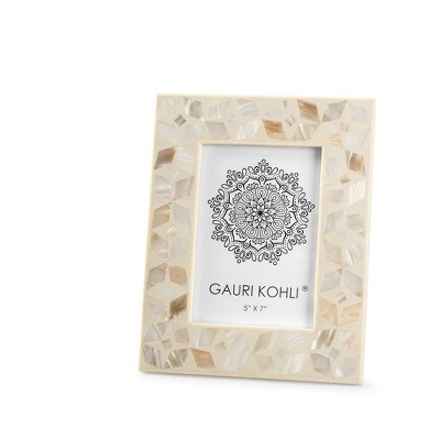 Ivory Mother of Pearl 5x7 Picture Frame