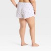 Women's Scalloped Edge Pajama Shorts - Auden™ - 2 of 3